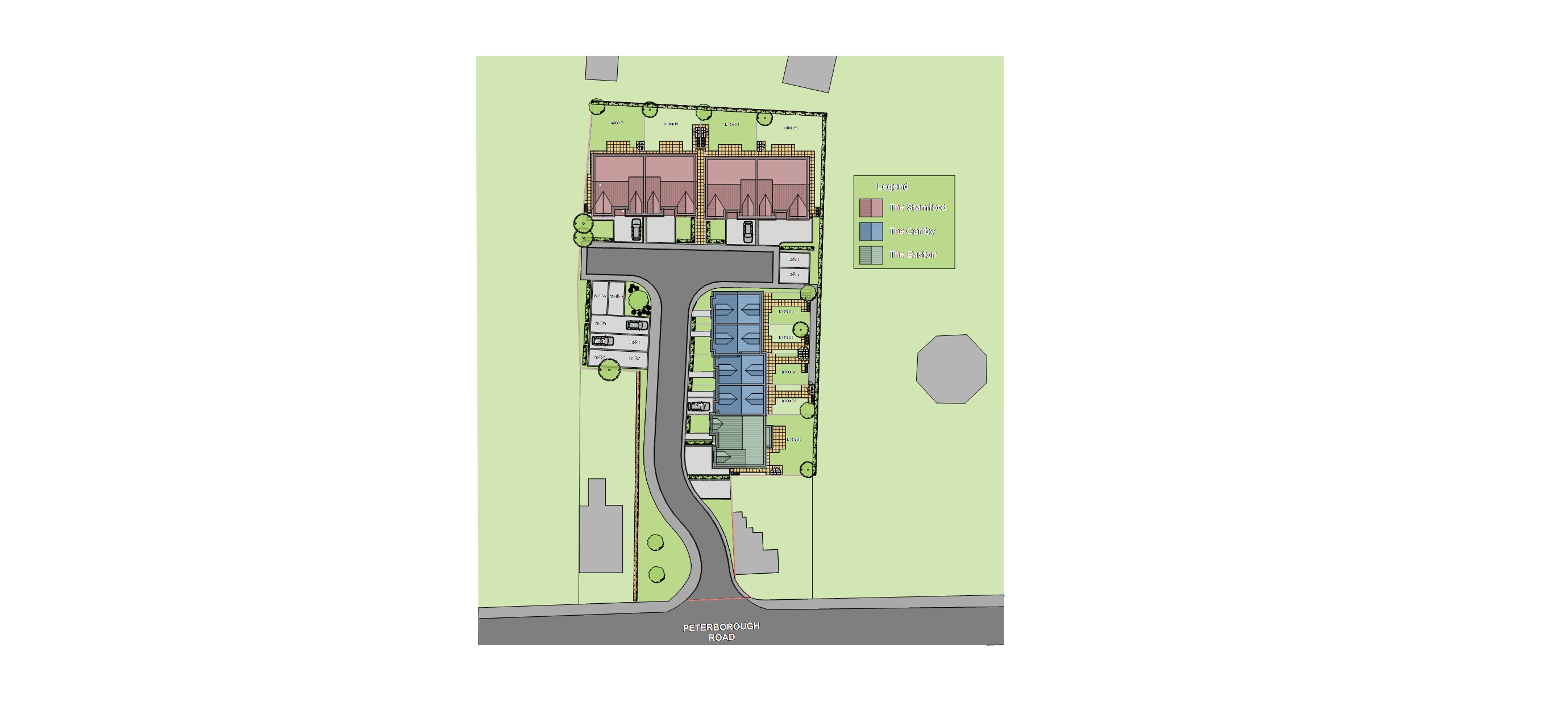 Whittlesey Gate development site plan